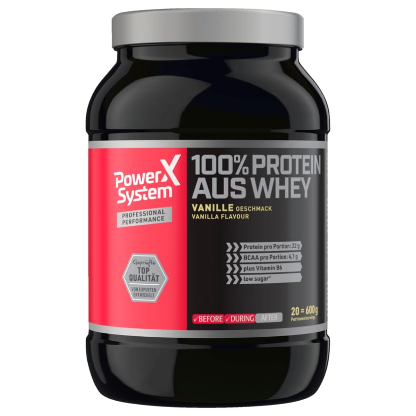 Power System Whey Protein Vanille, 600g